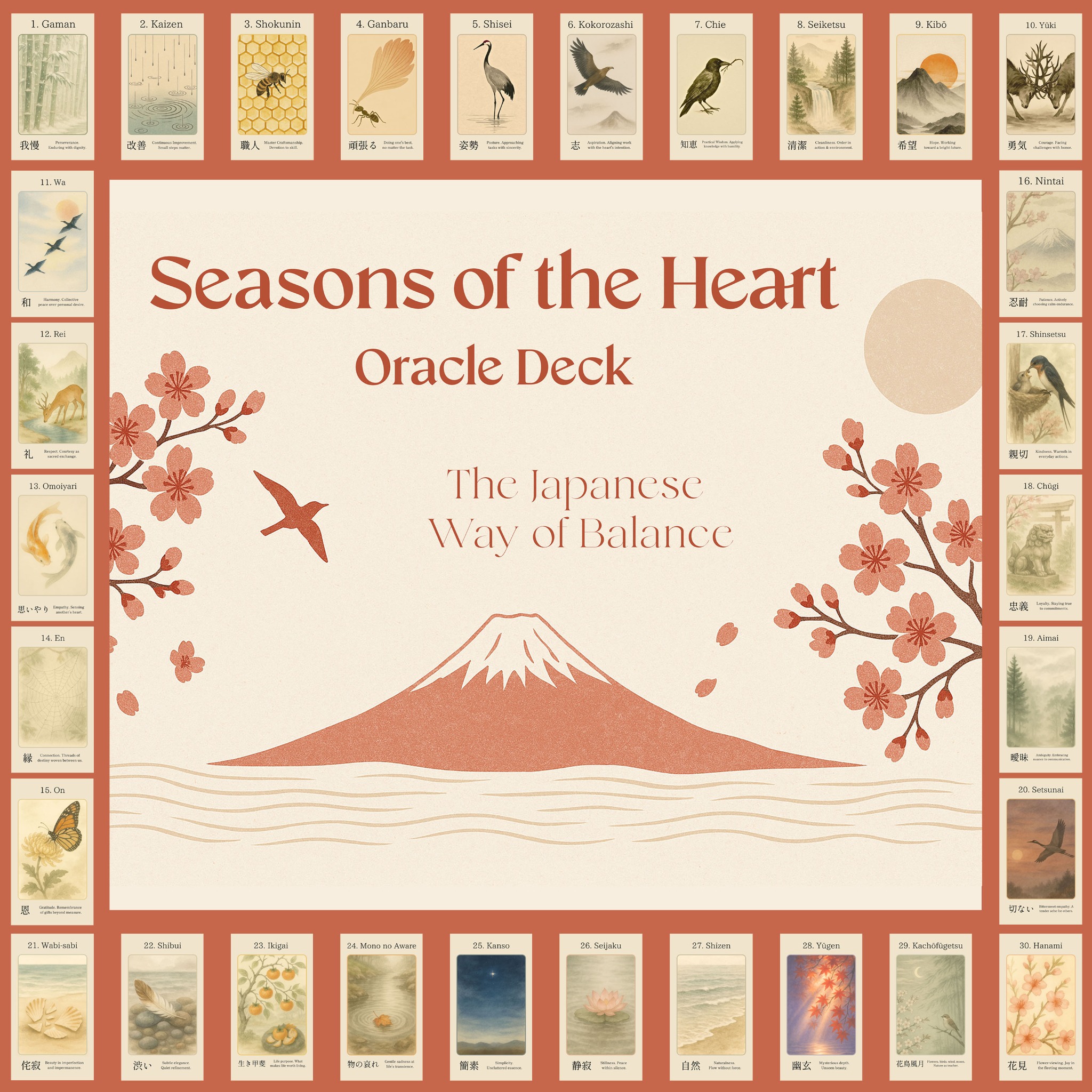 Seasons of the Heart Oracle Deck cover